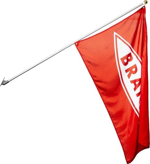 Sk Brann Flagg Sett Unisport Rød størrelse One Size Sk Brann Flagg Sett Unisport Rød størrelse One Size