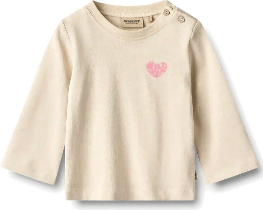 Wheat T Shirt L/S Sina Cream 68