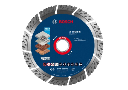 Bosch Expert Diamantkappeskive 180mm for Multimaterial Bosch Expert Diamantkappeskive 180mm for Multimaterial