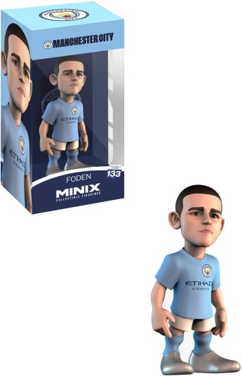 Minix Phil Foden Manchester City Figur 12 cm - Samlefigur for Barn 3+ År Minix Phil Foden Manchester City Figur 12 cm - Samlefigur for Barn 3+ År