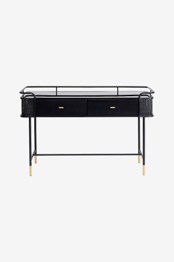 KARE Design Avlastningsbord Fence Svart