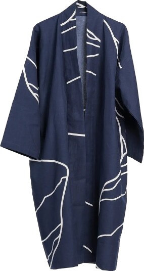 The Organic Company Reconnect Bathrobe Navy M/L The Organic Company Reconnect Bathrobe Navy M/L