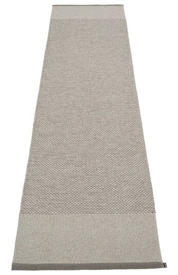 Pappelina Edit matte koksgrå varmgrå stone metallic 70x300 cm