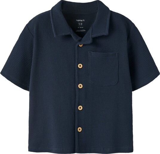 Name It Skjorte Strikket NmmHarrow Navy Blazer Name It 7 8 år (122 128) Skjorte Marineblå