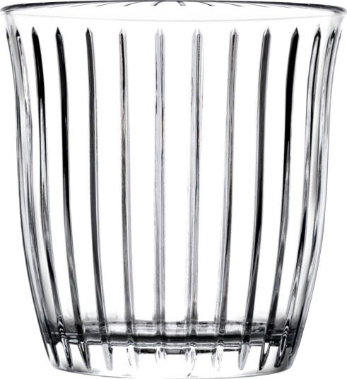 Pasabahçe Whiskeyglass Joy med riller; 36 cl 9.35x9.6 cm ØxH; Transparent; 4 Stykk / Forpakning