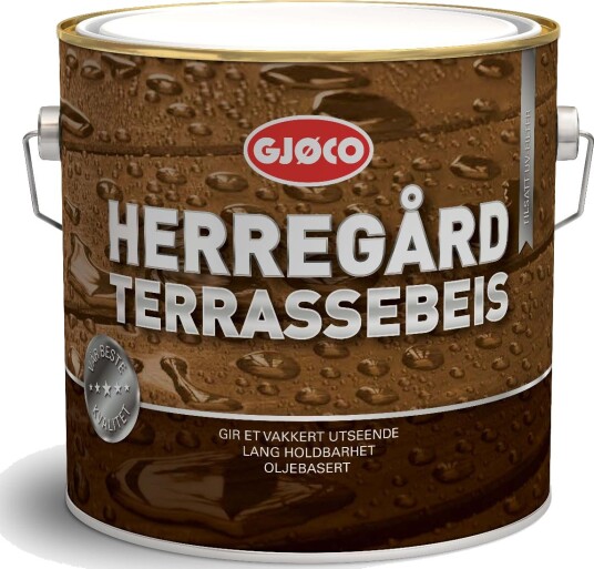 Gjøco herregård terrassebeis oljebasert base c 2.7l