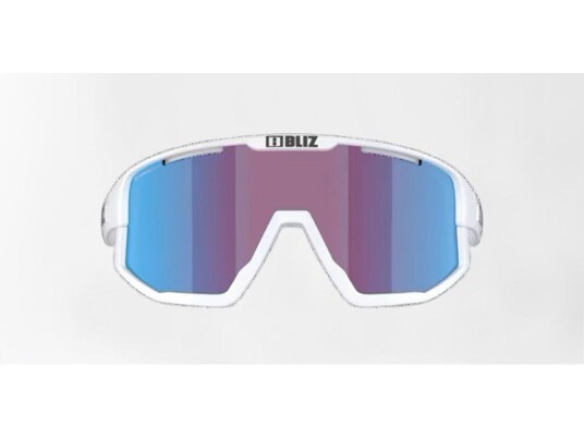 Bliz Fusion Small 33 sykkelbriller rose/violet mirror/blue lens matte white Bliz Fusion Small 33 sykkelbriller rose/violet mirror/blue lens matte white
