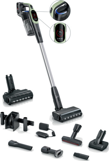 Bosch Genopladelig Støvsuger, Unlimited 9, Grøn Trådløs Støvsuger Bosch Genopladelig Støvsuger, Unlimited 9, Grøn Trådløs Støvsuger