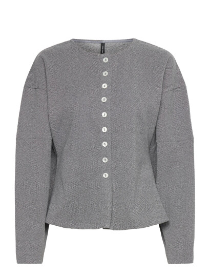 Vero Moda Vmklea Ls O-Neck Cardigan Jrs Ga - Grey - L