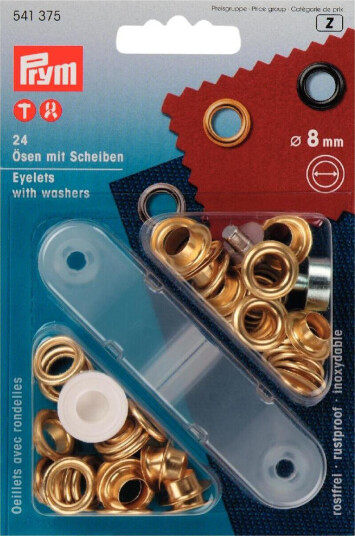 Maljer 24 stk 8 mm gull Maljer 24 stk 8 mm gull