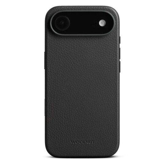 WOOLNUT skinnetui for iPhone Air Svart