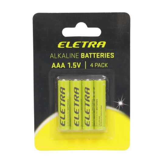 ELETRA EA4AAA19 BATTERI ALK AAA 4 PK