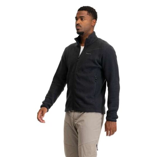 Bergans of Norway Rabot Merino Fleece Midlayer Jacket Herre Dark Shadow Grey L Bergans of Norway Rabot Merino Fleece Midlayer Jacket Herre Dark Shadow Grey L