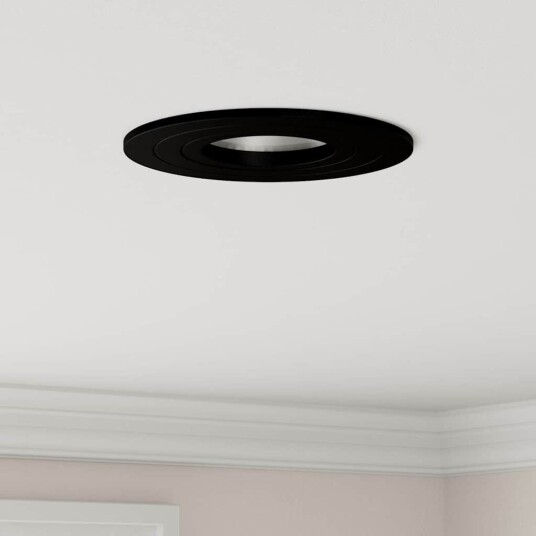 Spotlights Med Søkelys 6 Pcs Svart 9 Xcm Aluminium Spotlights Med Søkelys 6 Pcs Svart 9 Xcm Aluminium
