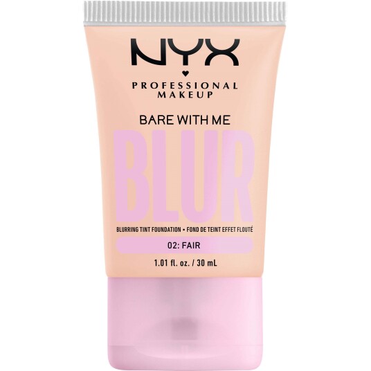 NYX Professional Makeup Bare With Me Blur Tint Foundation 02 Fair 30 ml