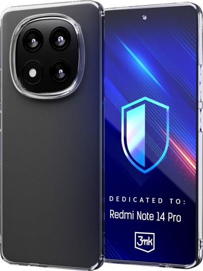 3Mk Clear Case Gjennomsiktig Etui for Xiaomi Redmi Note 14 Pro 6.67"