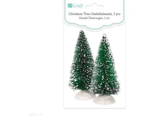 Dalprint Julepynt Dekorative juletrær DPCRAFT 8cm 2 stk. grønn