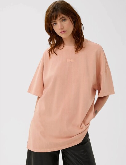 Gestuz Jiogz Oversize Tee   Pink   S