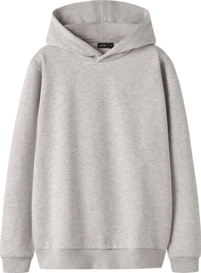 LMTD Hettegenser - Svette - Loose - NlmSnø - Light Grey Melange - LMTD - 9-10 år (134-140) - Hettegenser - Grå