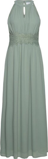 VILA Vimilina Halterneck Maxi Dress   Noos |Grön |38