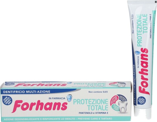 FORHANS Total Protection 75 ml. - komplett daglig beskyttelse av tenner og tannkjøtt