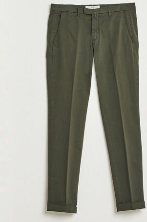 Briglia 1949 Slim Fit Cotton Stretch Chino Military