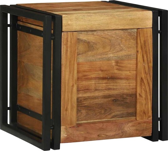 Oppbevaringskister 40 x 40 x 40 cm Massivt akasietre
