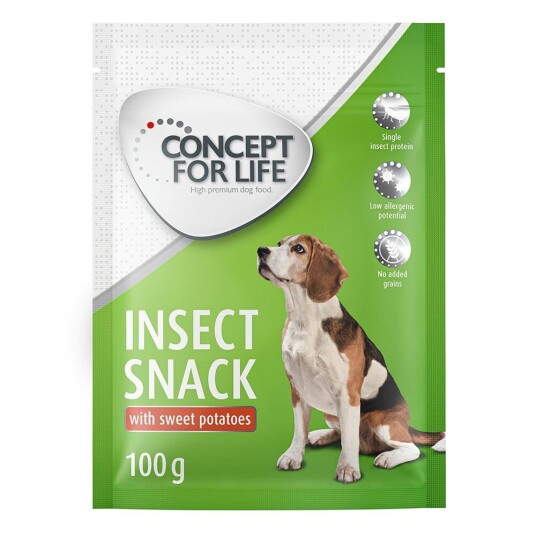 Concept For Life Insect Snack Økonomipakke 3 X 100 G Søtpotet Concept For Life Insect Snack Økonomipakke 3 X 100 G Søtpotet