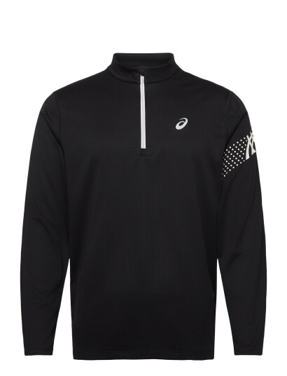 Asics Icon Ls 1/2 Zip Top Black M Asics Icon Ls 1/2 Zip Top Black M