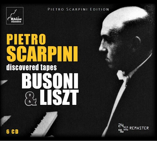 Pietro Scarpini Busoni Liszt  Discovered Tapes  CD