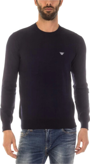 Armani Jeans Herre Strikkevarer Blå S,