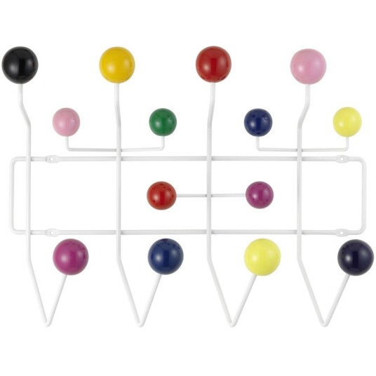 Vitra Hang It All Klesstativ White/ Multicolour Garderober og kleshengere Pulverlakkert Metall White / Multicolour 20119001