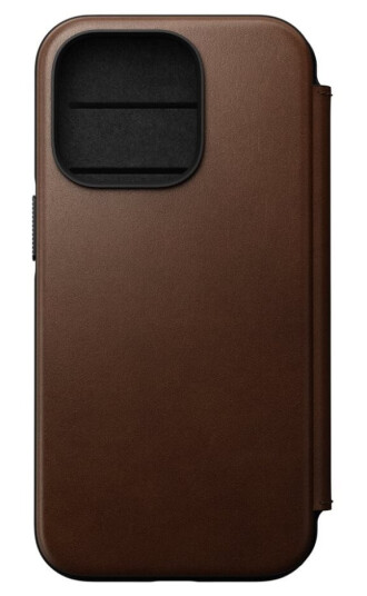 Nomad Iphone 14 Pro Etui Modern Leather Folio Brun
