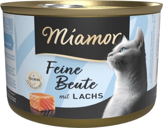 Miamor Våtfôr Feine Beute Laks 24 X 185 G Miamor Våtfôr Feine Beute Laks 24 X 185 G
