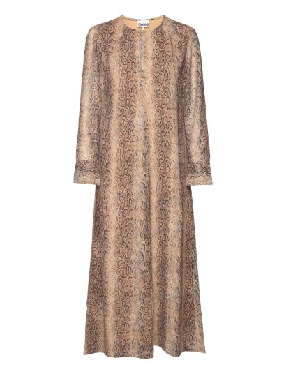 Ganni | Printed Light Crepe Ls Maxi Dress | 34 Ganni | Printed Light Crepe Ls Maxi Dress | 34