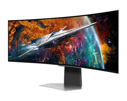 Samsung Odyssey G9 49" Curved Gaming PC-Skjerm 5120x1440 OLED med 240 Hz og HDR