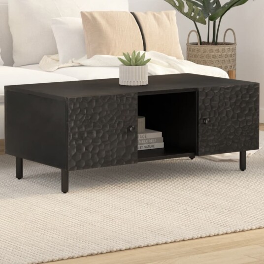  Salongbord svart 100x54x40 cm heltre mango 8720845422493