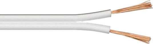 Pro Høyttalerkabel 50m 2x1.5mm Hvit
