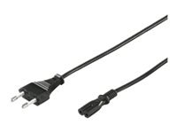 MicroConnect Power Cord Notebook - Strømkabel - 3 m - svart
