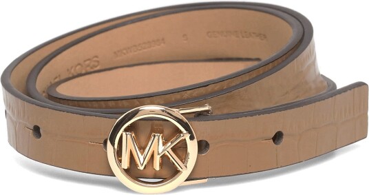 Michael Kors Accessories Michael Kors 18Mm Logo Skinny Belt HUSK S