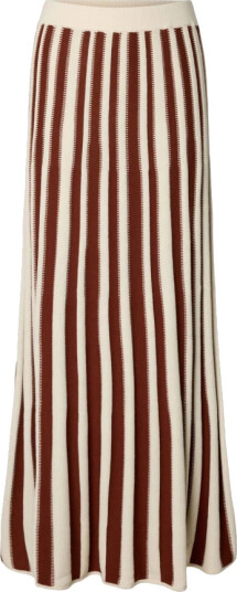 Selected Women Skjørt Slflina HW Knit Grå