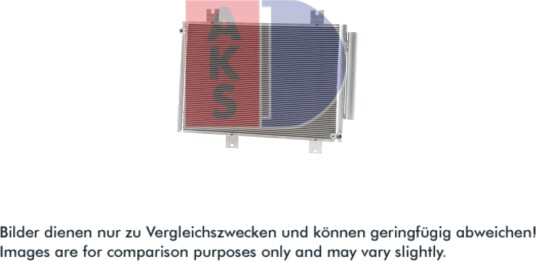 Kondensator klimaanlegg AKS DASIS 102047N Kondensator klimaanlegg AKS DASIS 102047N