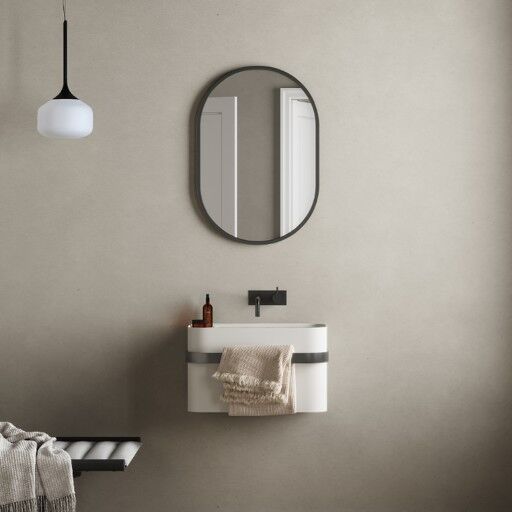 Copenhagen Bath Yuno Rail 55 servant 550x310 mm, Hvit Matt Copenhagen Bath Yuno Rail 55 servant 550x310 mm, Hvit Matt