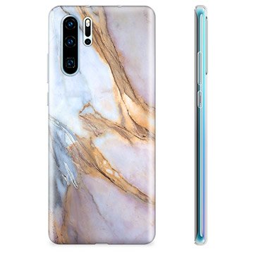 Huawei P30 Pro TPU-deksel Elegant Marmor