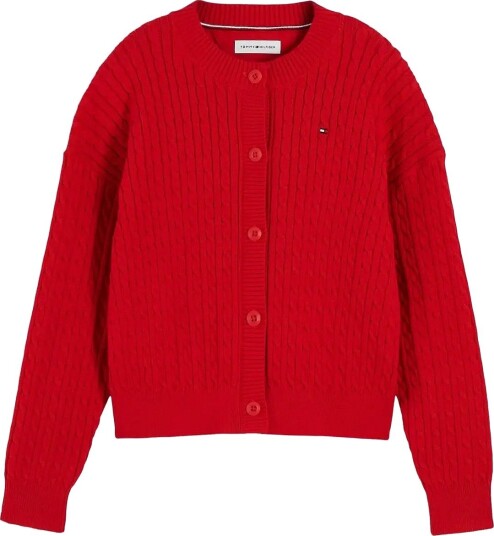 Tommy Hilfiger Cable Cardigan   RED   152