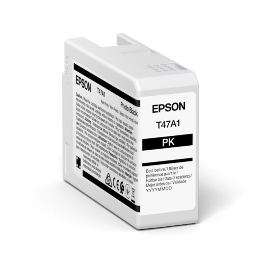 Epson T47A1 PBK blekkpatron - C13T47A100 Original - Foto Svart 50 ml Epson T47A1 PBK blekkpatron - C13T47A100 Original - Foto Svart 50 ml