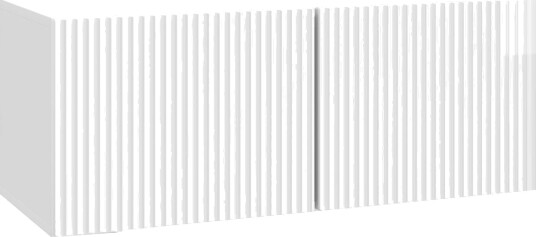  Vegghengt TV skap Veggmontert Høgglans hvit 78,5 x 31 x 30 cm