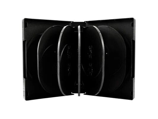 MediaRange BOX18 DVD-etui 12 disker Svart Plastikk 120 mm 136 mm