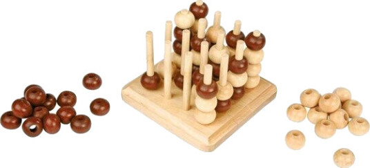 Small Foot  Foor n a Row 3D Wooden Strategy Game