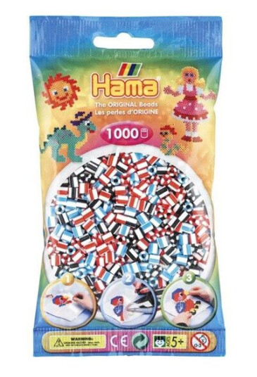 Hama Ironing beads mix Striped 091 1000pcs.
